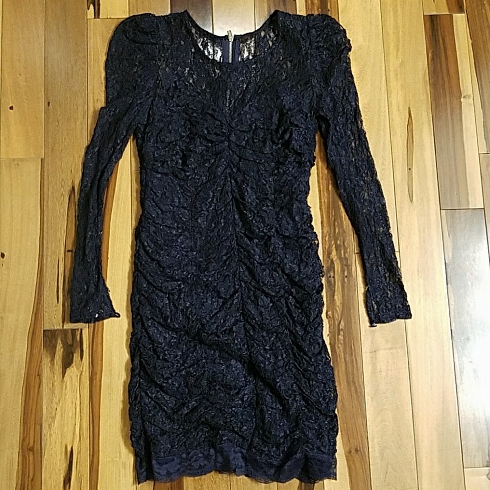 🌟Navy Blue Lace Dress